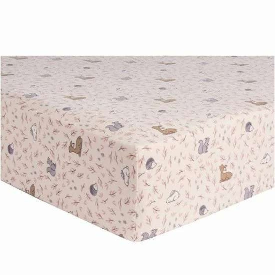 Baby Gear * | Trend Lab Sweet Autumn Forest Flannel Fitted Crib Sheet