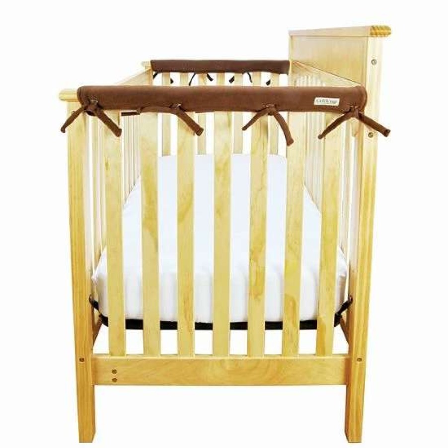 Baby Gear * | Trend Lab Cribwrap 2-Pc. Narrow Rail Cover Set Brown