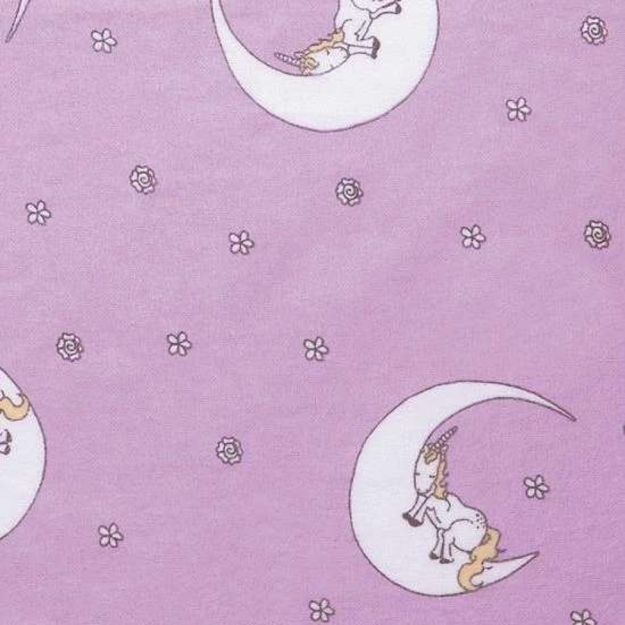 Baby Gear * | Trend Lab Unicorn Moon Deluxe Flannel Fitted Crib Sheet