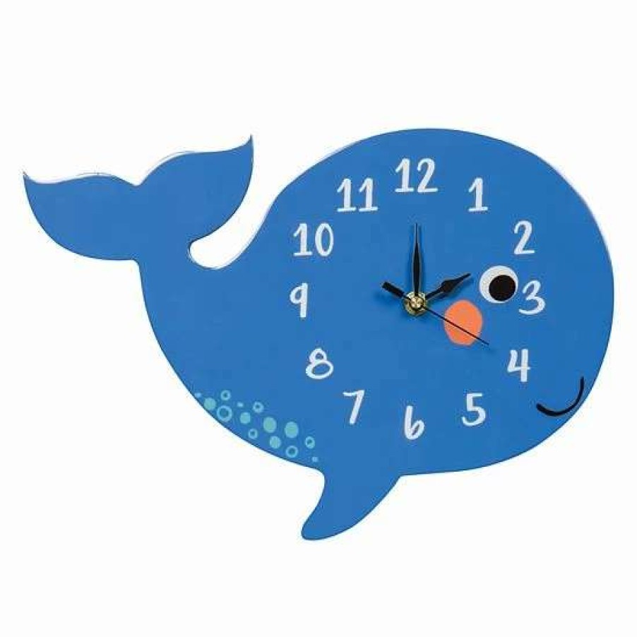 Home Decor * | Trend Lab Whale Wall Clock