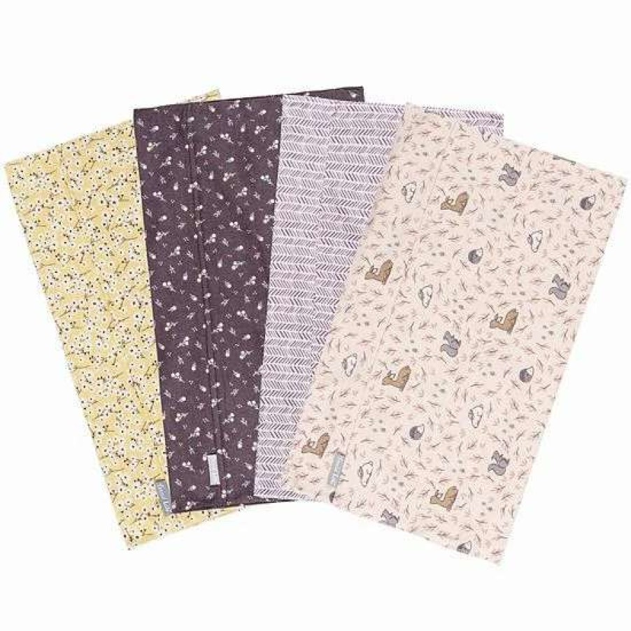 Baby Gear * | Trend Lab Autumn Forest 6 Piece Bib & Burp Cloth Set