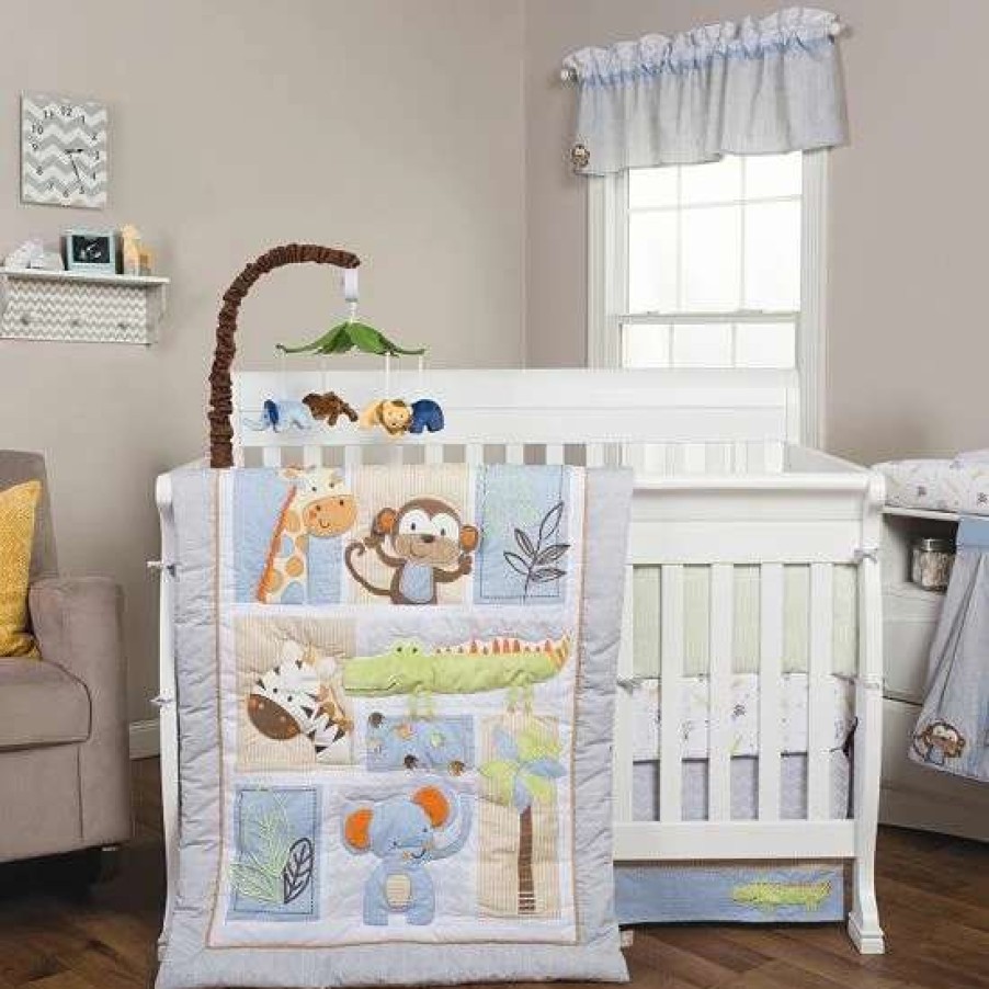 Baby Gear * | Trend Lab Jungle Fun 6-Pc. Crib Bedding Set