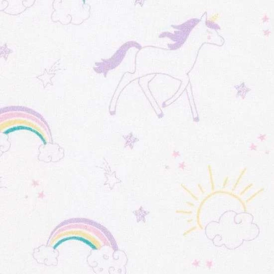 Baby Gear * | Trend Lab Unicorn Rainbow Deluxe Flannel Changing Pad Cover