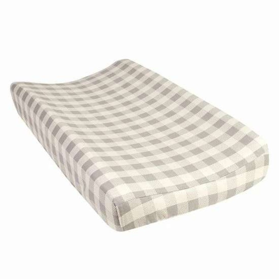 Baby Gear * | Trend Lab Buffalo Check Deluxe Flannel Changing Pad Cover