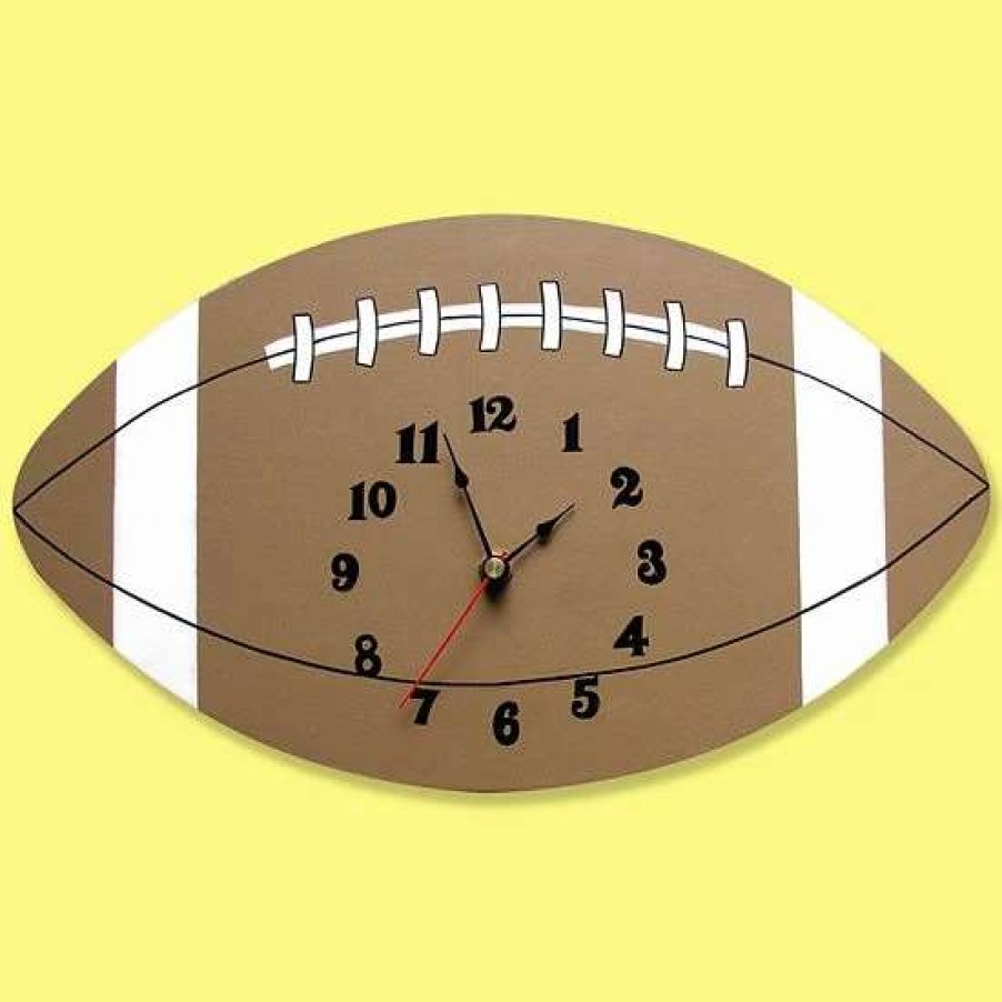 Home Decor * | Trend Lab Football Wall Clock