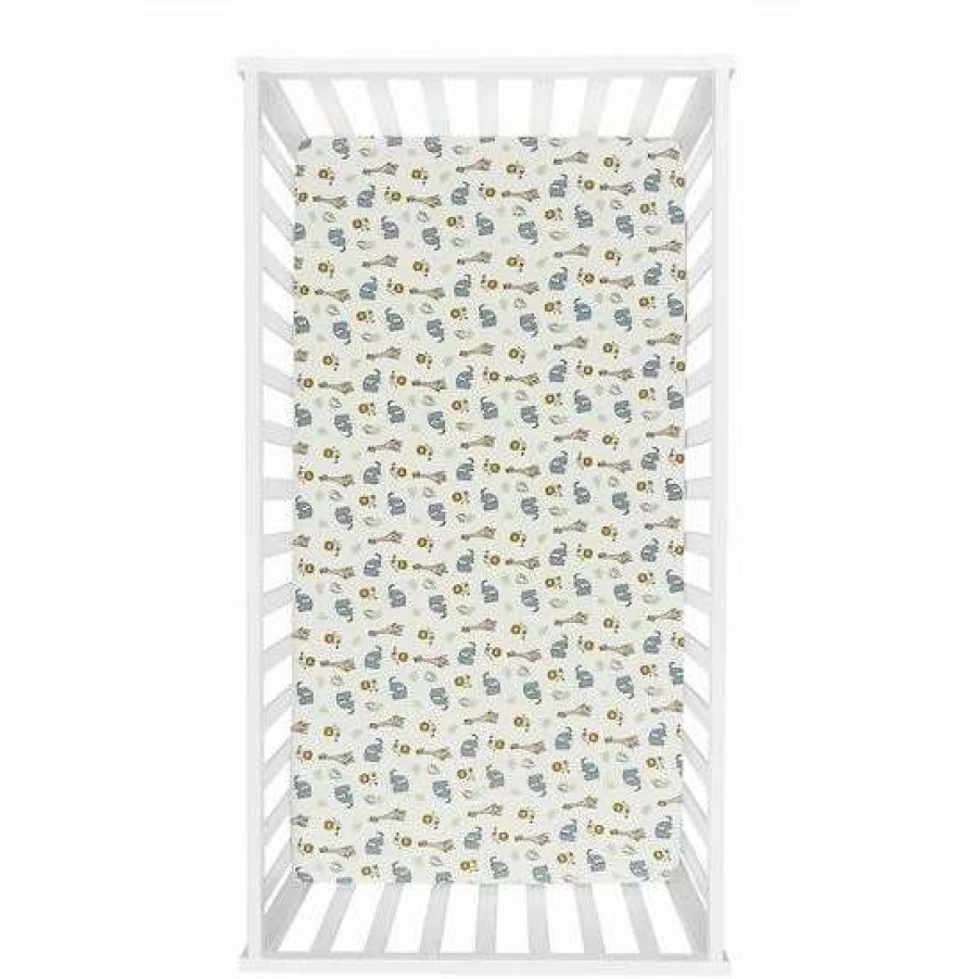 Baby Gear * | Trend Lab Tanzania Flannel Fitted Crib Sheet