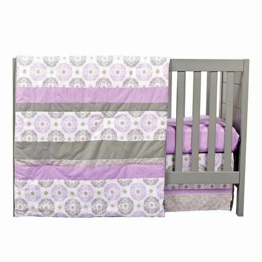 Baby Gear * | Trend Lab Medallion 3-Pc. Crib Bedding Set Florence