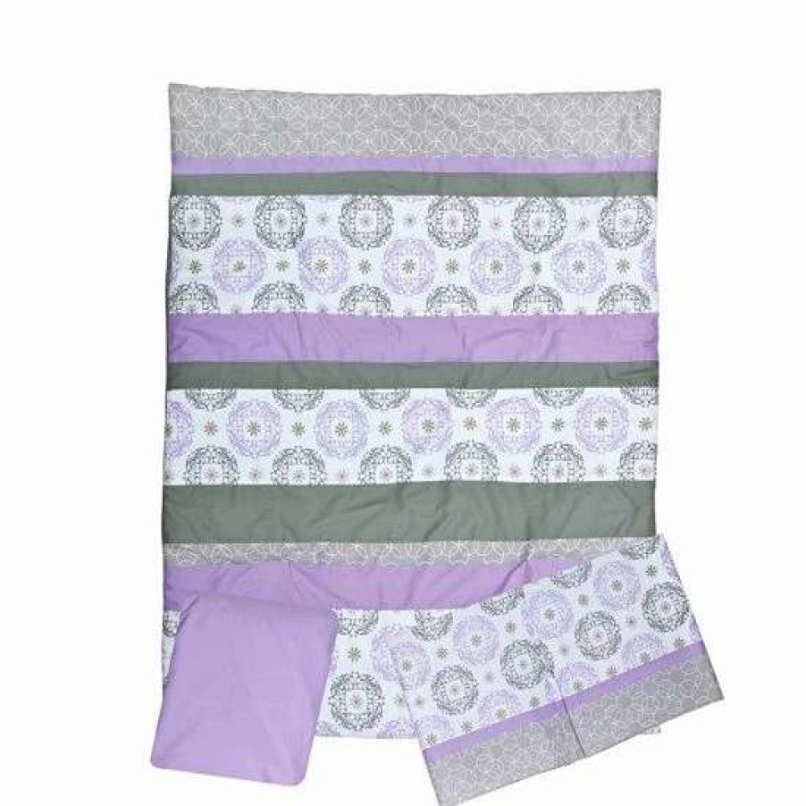 Baby Gear * | Trend Lab Medallion 3-Pc. Crib Bedding Set Florence