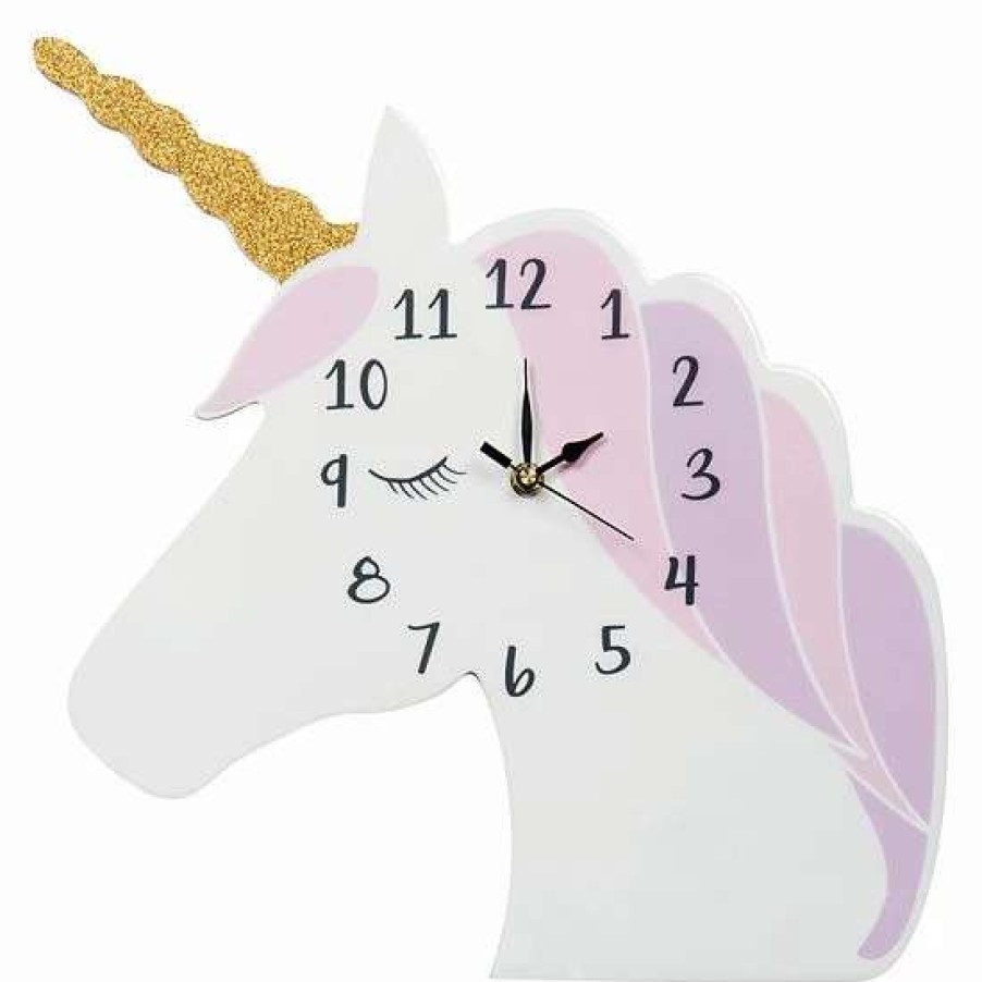 Home Decor * | Trend Lab Unicorn Wall Clock