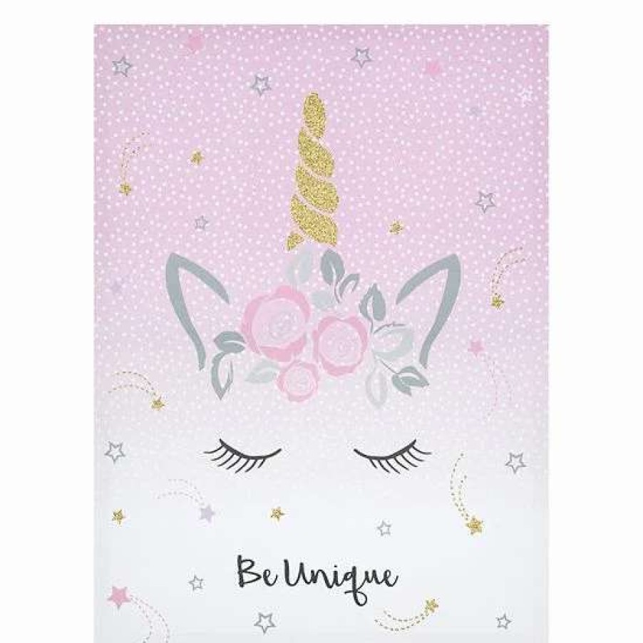 Home Decor * | Trend Lab Mystical Dreams Unicorn Canvas Wall Art