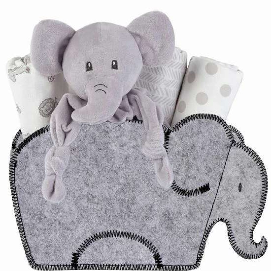 Baby Gear * | Trend Lab Elephant Shaped 5 Piece Gift Set By My Tiny Moments