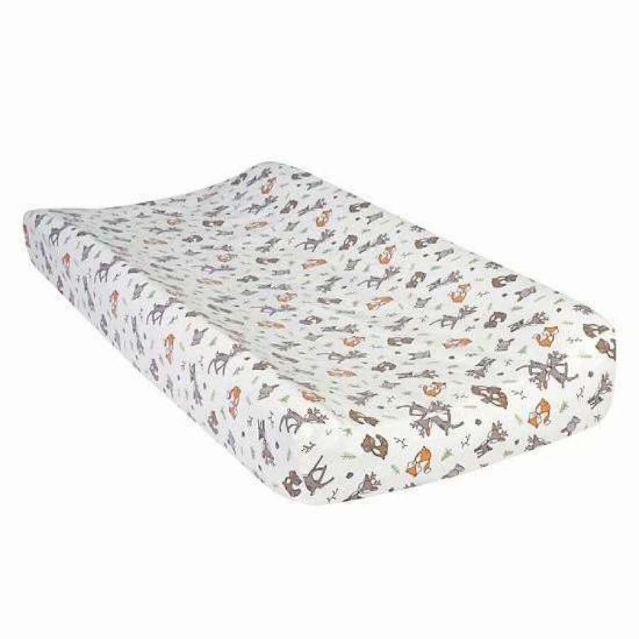 Baby Gear * | Trend Lab Forest Nap Deluxe Flannel Changing Pad Cover