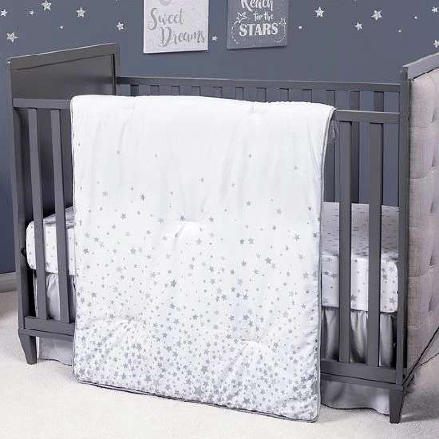 Baby Gear * | Trend Lab Sprinkle Stars 3 Piece Crib Bedding Set