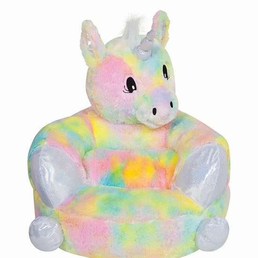 Furniture * | Trend Lab Rainbow Unicorn Plush Character Chair