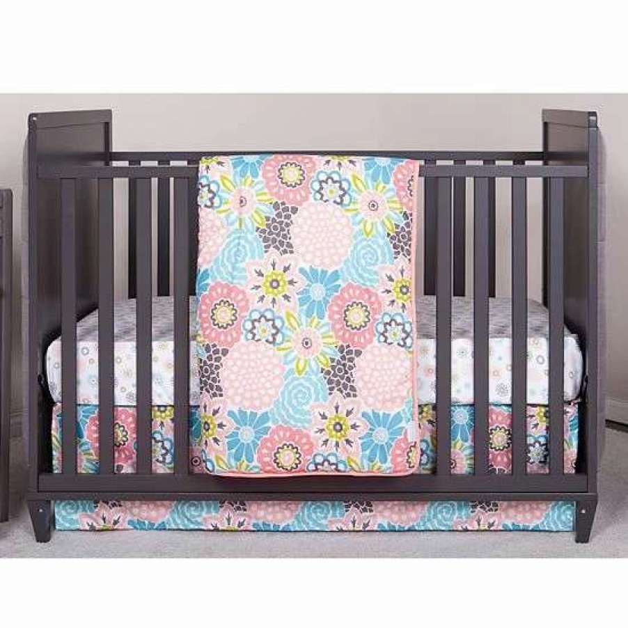 Baby Gear * | Trend Lab Waverly Blooms 5 Piece Crib Bedding Set