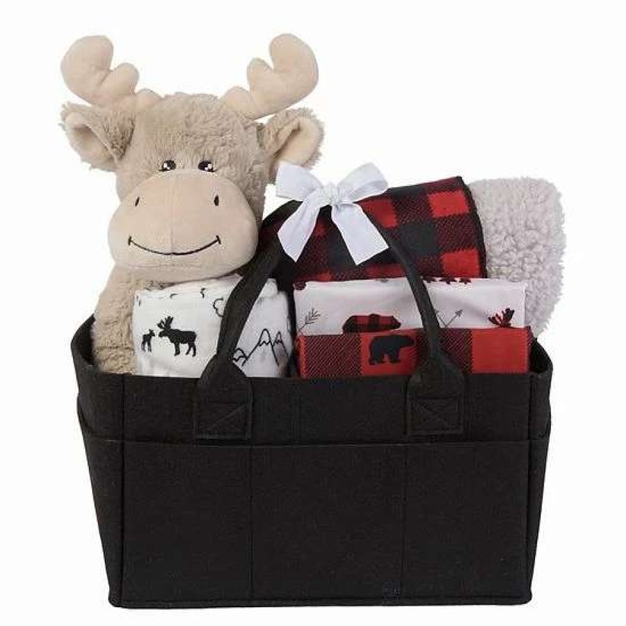 Baby Gear * | Trend Lab Buffalo Check 6 Piece Nursery Essential Gift Set By My Tiny Moments