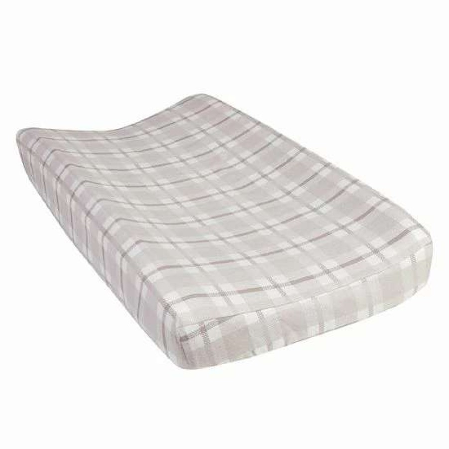 Baby Gear * | Trend Lab Plaid Deluxe Flannel Changing Pad Cover