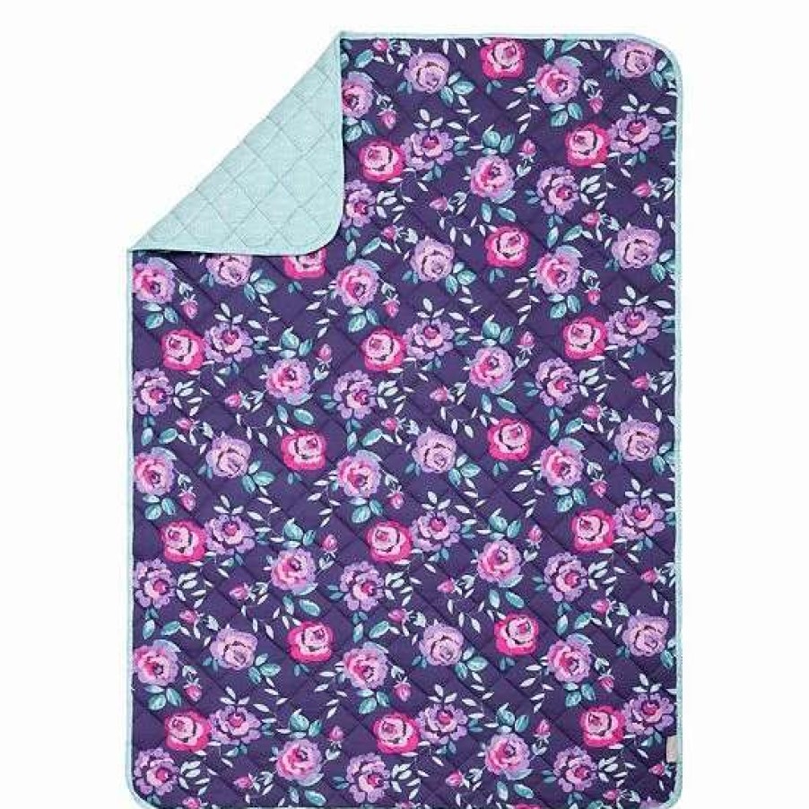 Baby Gear * | Trend Lab Flora Reversible Crib Quilt