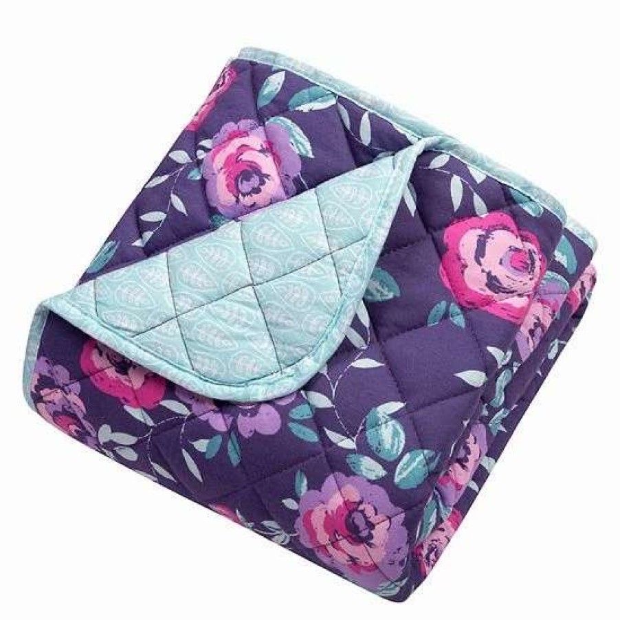 Baby Gear * | Trend Lab Flora Reversible Crib Quilt