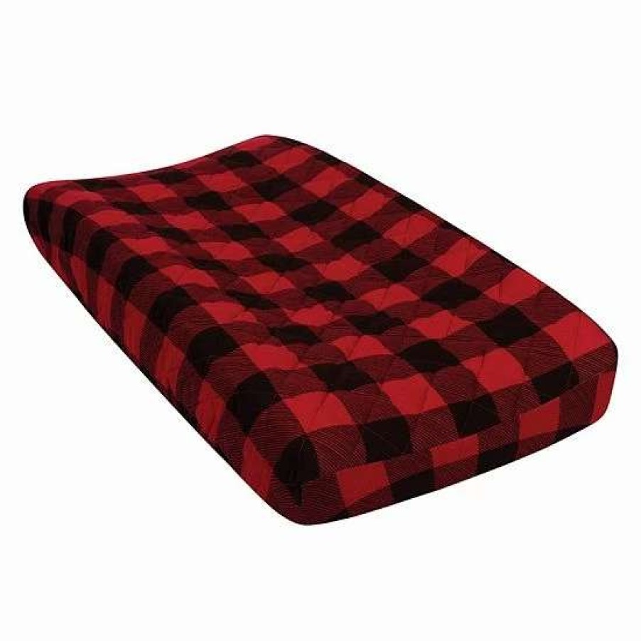 Baby Gear * | Trend Lab Buffalo Check Quilted Jersey Changing Pad Cover