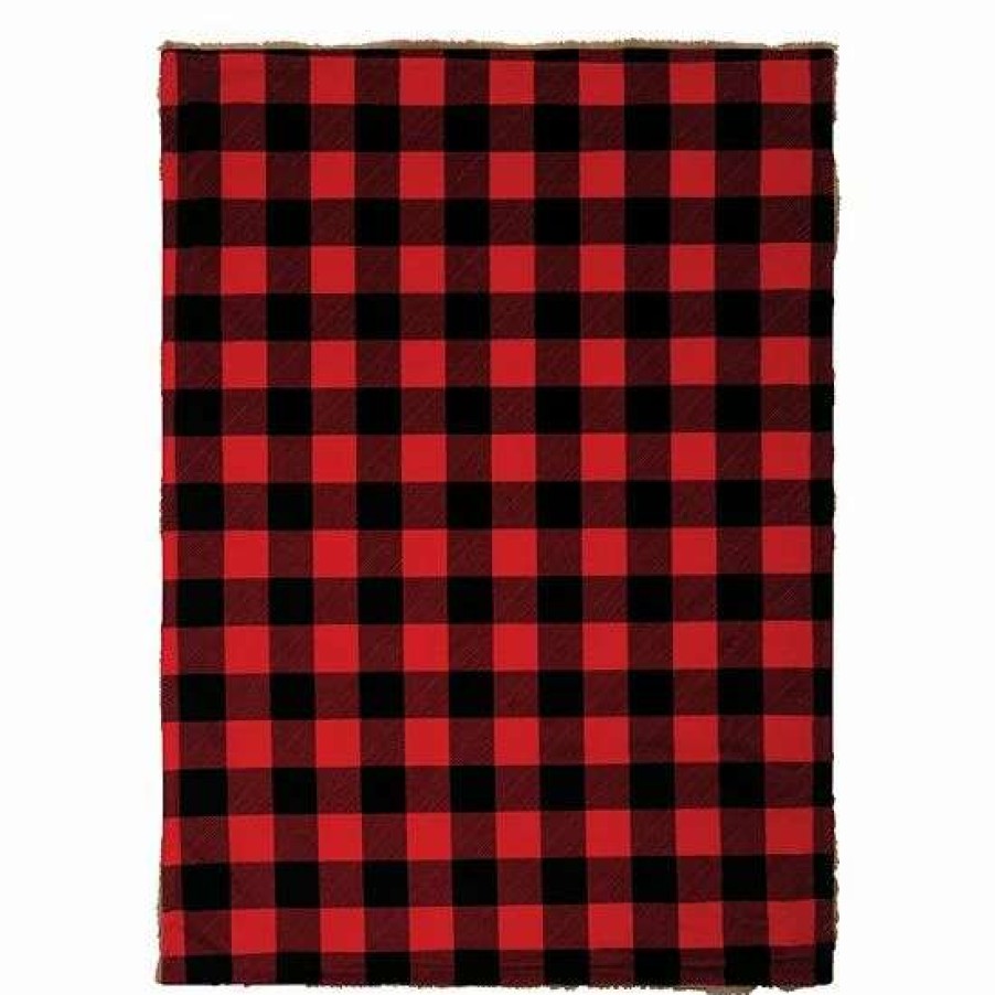 Baby Gear * | Trend Lab Buffalo Check Plush Baby Blanket