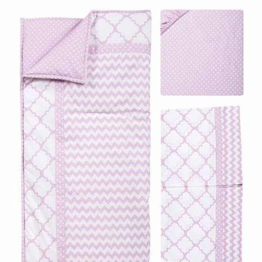 Baby Gear * | Trend Lab Orchid Bloom 3-Pc. Crib Bedding Set