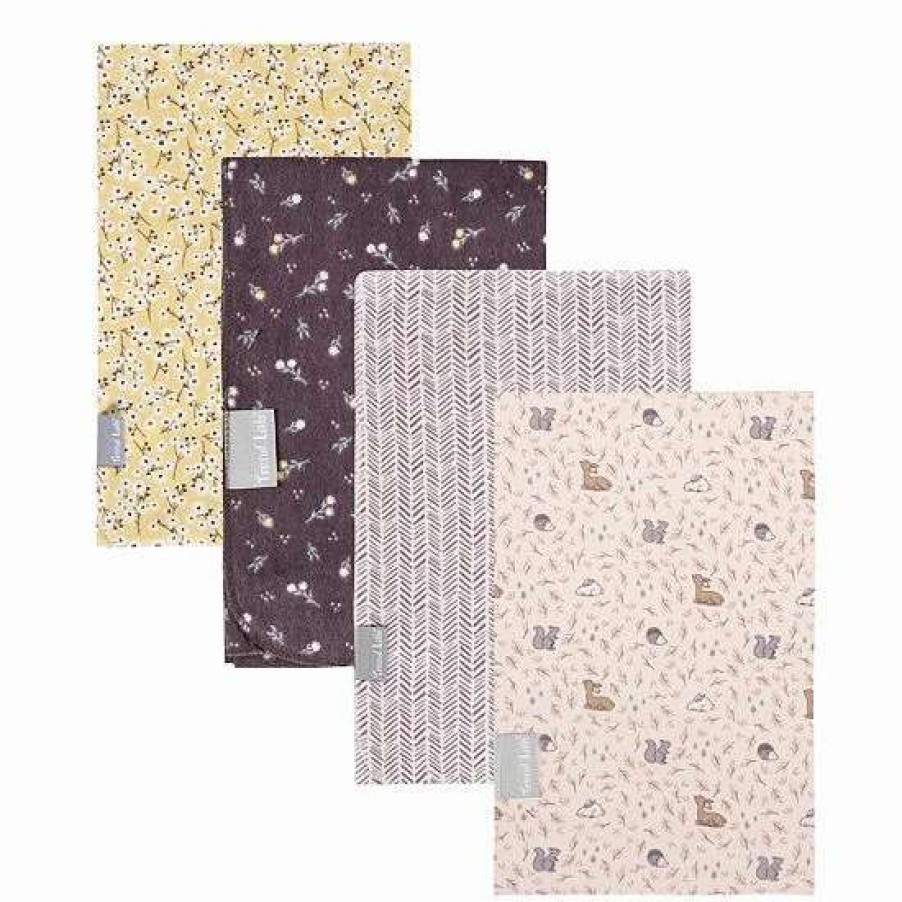 Baby Gear * | Trend Lab Autumn Forest 4-Pack Baby Flannel Blankets