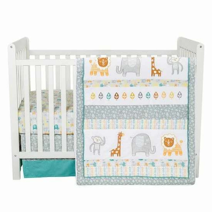 Baby Gear * | Trend Lab Lullaby Jungle 6-Pc. Crib Bedding Set