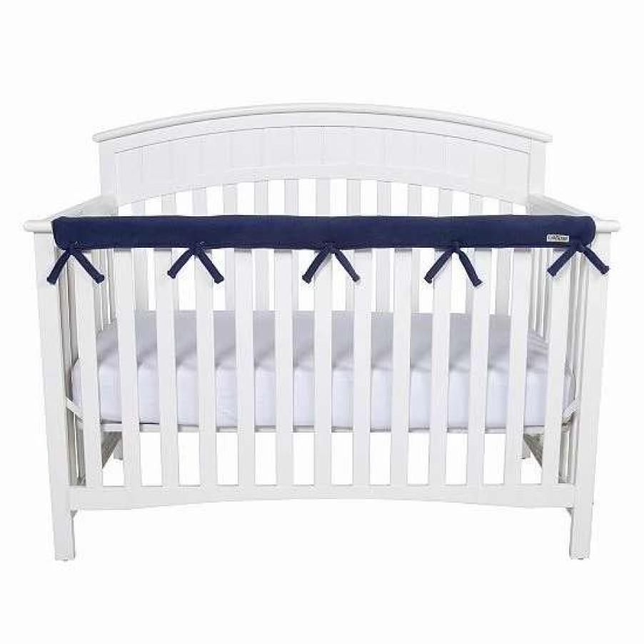 Baby Gear * | Trend Lab Cribwrap Narrow Long Fleece Rail Cover Navy