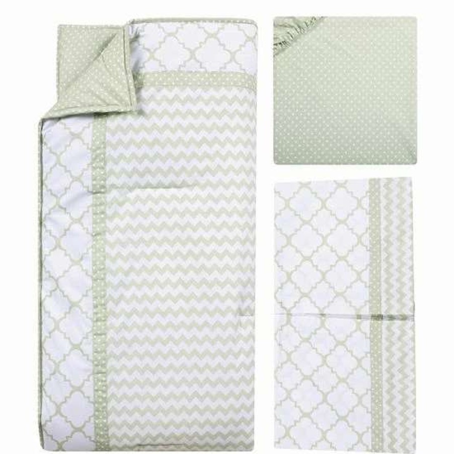 Baby Gear * | Trend Lab Sea Foam 3-Pc. Crib Bedding Set