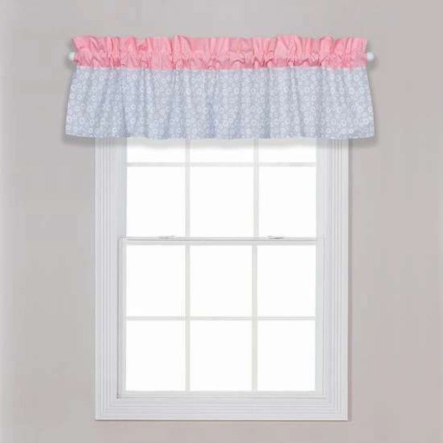 Girls * | Trend Lab Playful Elephants Window Valance