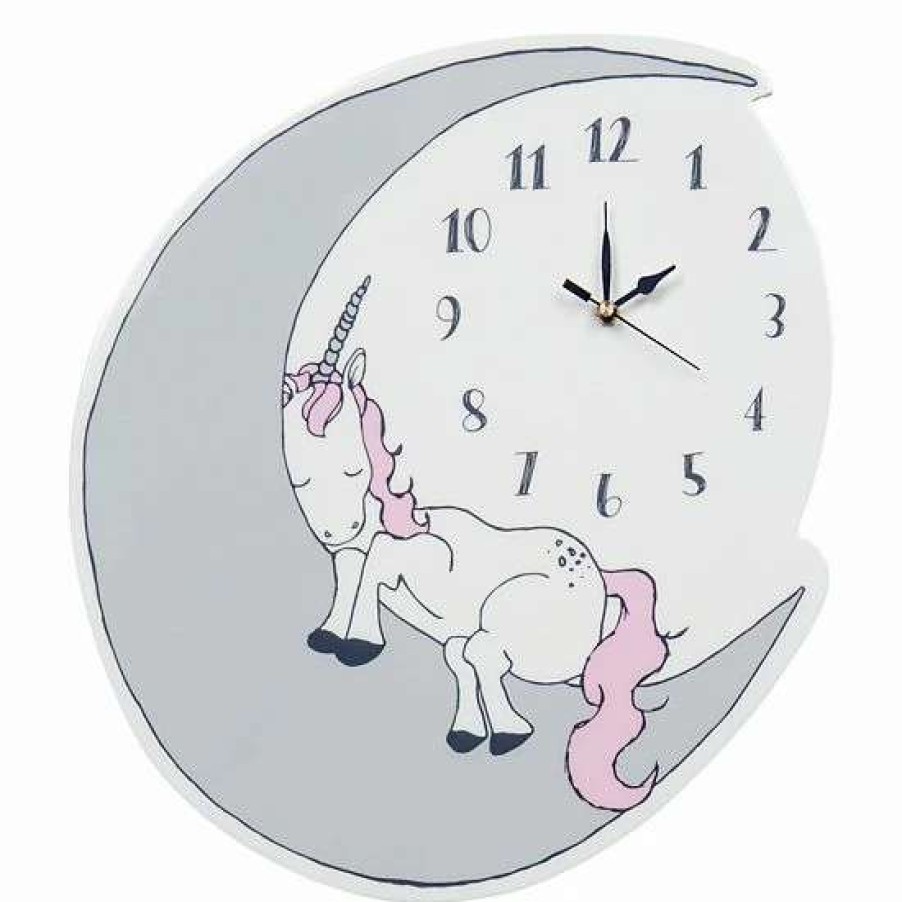 Home Decor * | Trend Lab Unicorn Dreams Wall Clock